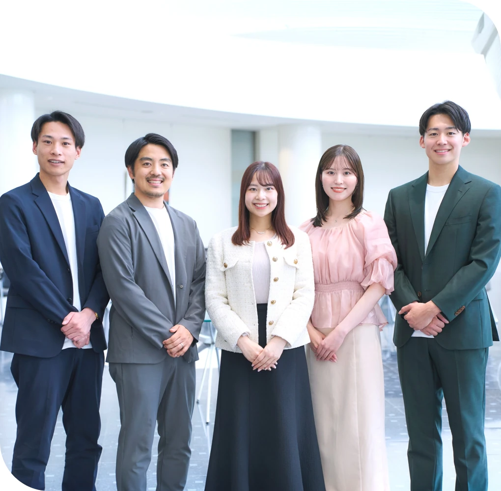 ミキハウスの採用メンバー5人
